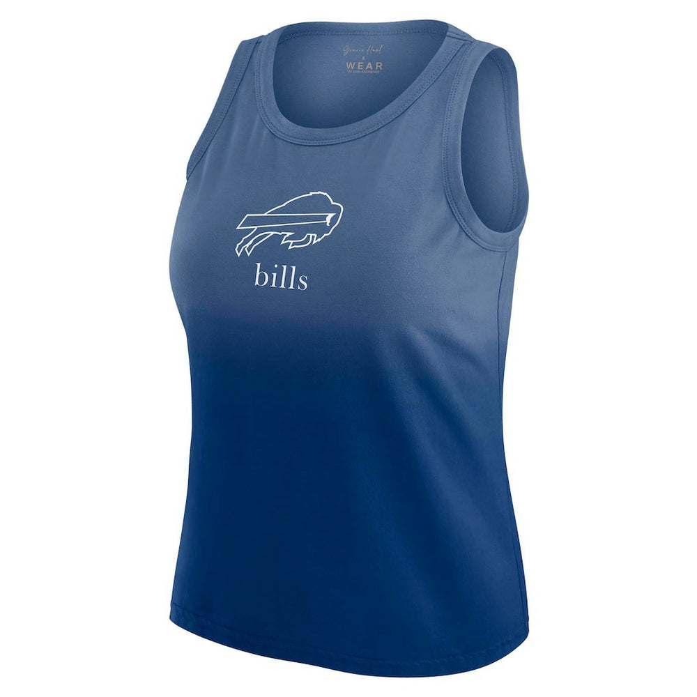 Buffalo Bills WEAR by Erin Andrews x Gracie Hunt Women's Ombre Tank Top Royal | NFL