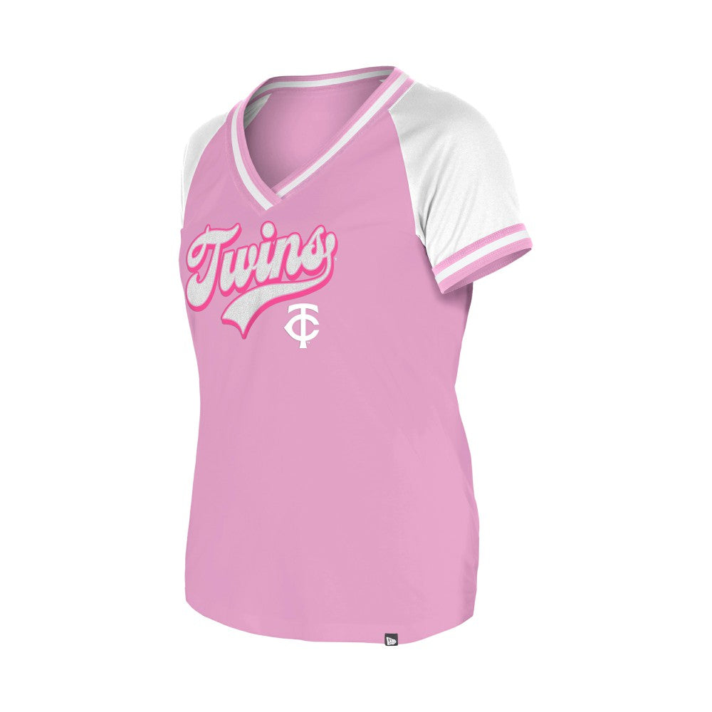 Minnesota Twins New Era Women's Gameday V-Neck T-Shirt - MLB