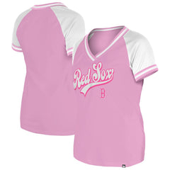 Boston Red Sox New Era Women's Gameday V-Neck T-Shirt - MLB