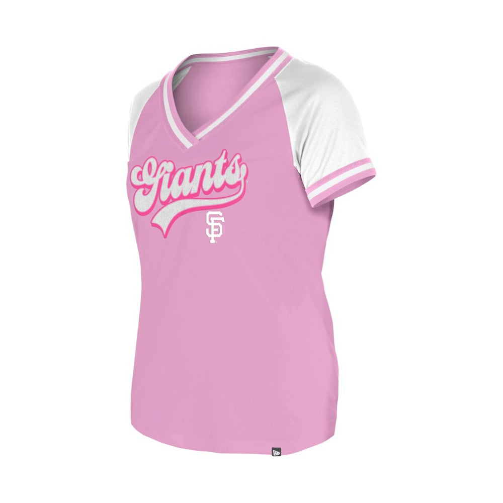 San Francisco Giants New Era Women's Gameday V-Neck T-Shirt - MLB