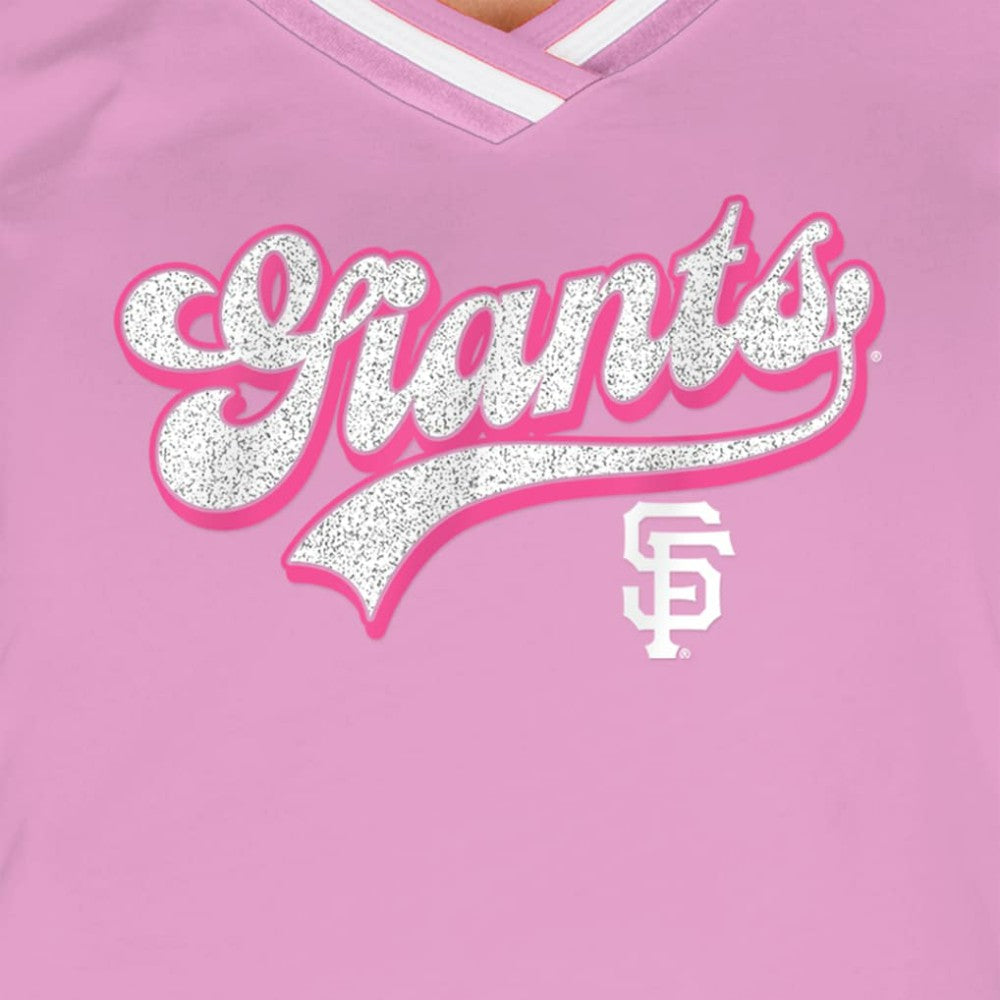 San Francisco Giants New Era Women's Gameday V-Neck T-Shirt - MLB