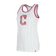 Cleveland Guardians New Era Women's Gameday Pinstripe Tank Top - MLB