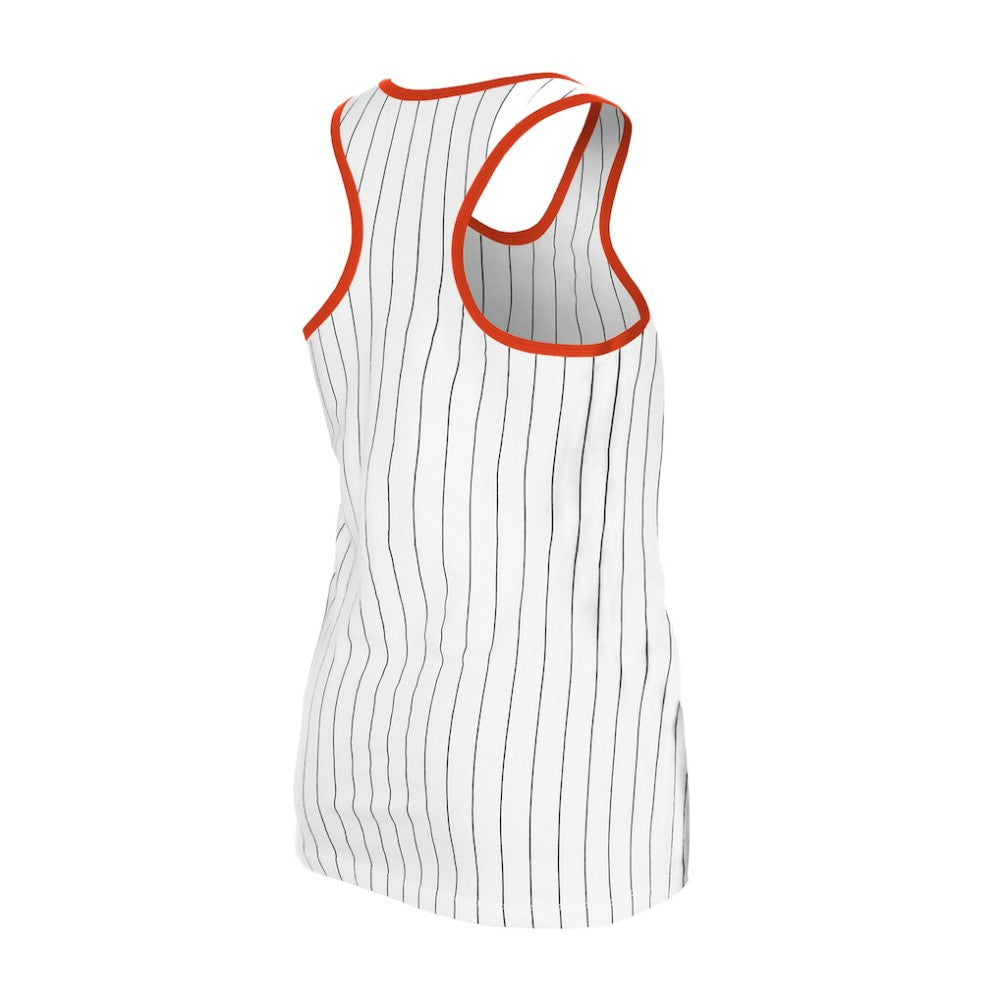 San Francisco Giants New Era Women's Gameday Pinstripe Tank Top - MLB