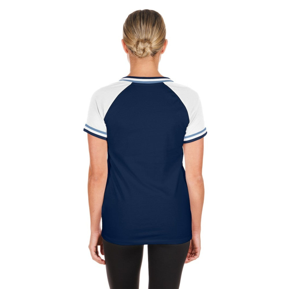 Tampa Bay Rays New Era Women's Gameday Raglan V-Neck T-Shirt - MLB