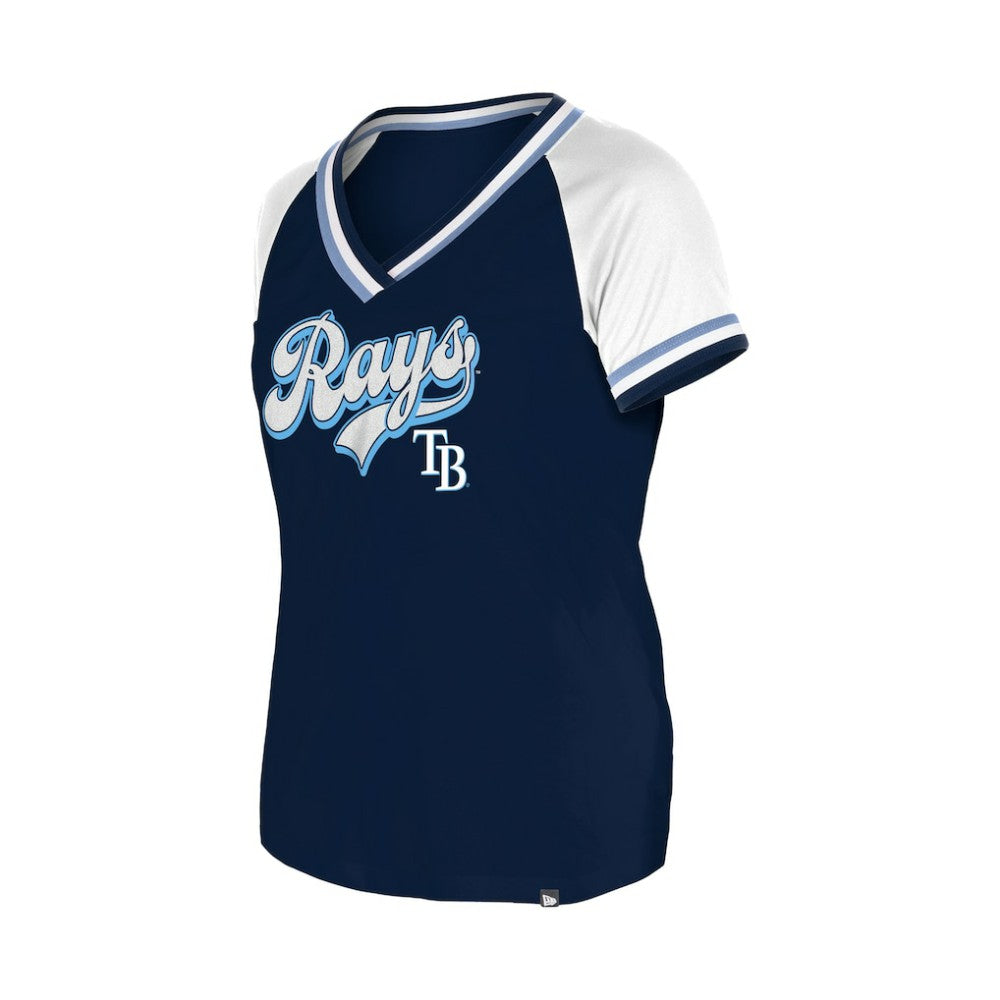 Tampa Bay Rays New Era Women's Gameday Raglan V-Neck T-Shirt - MLB