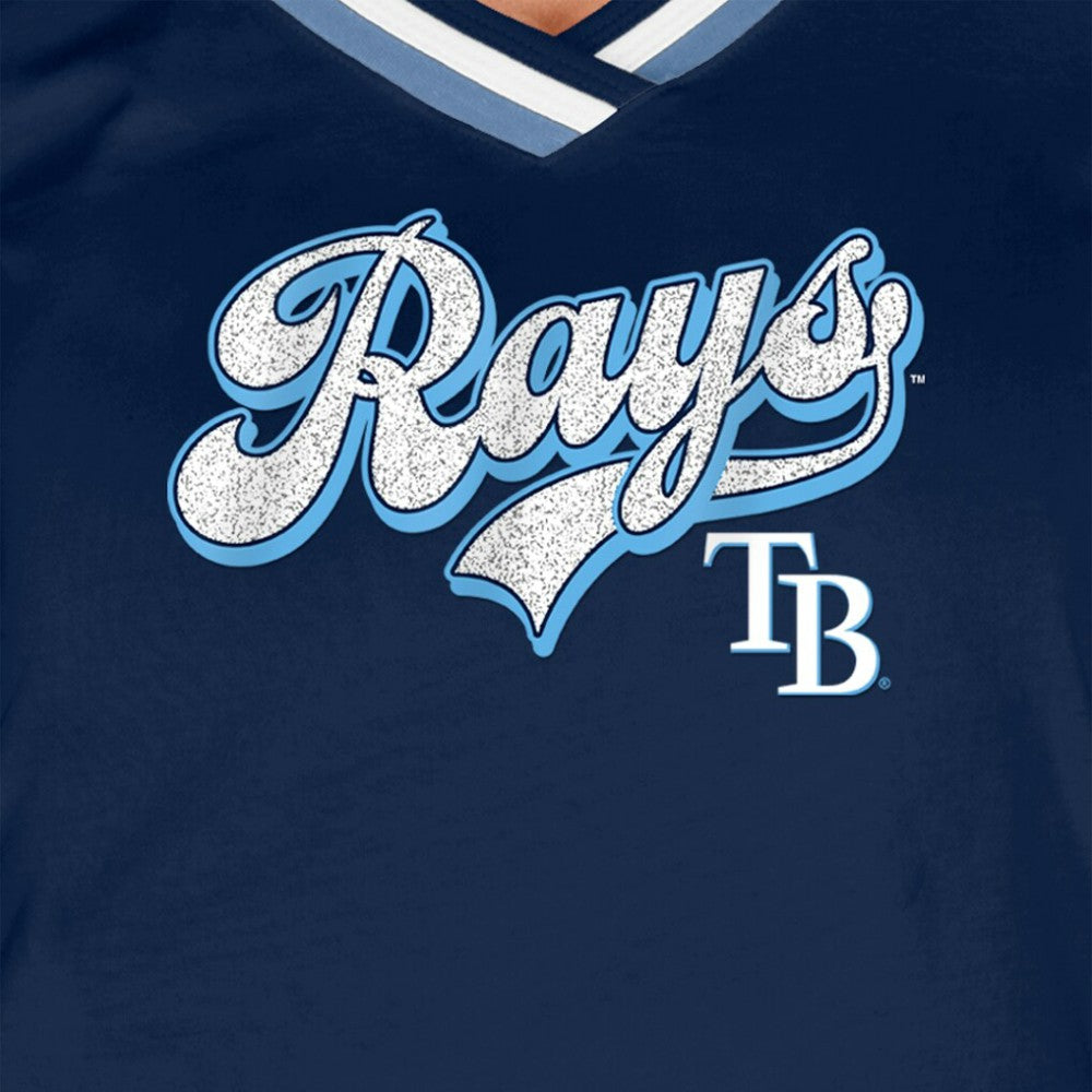 Tampa Bay Rays New Era Women's Gameday Raglan V-Neck T-Shirt - MLB