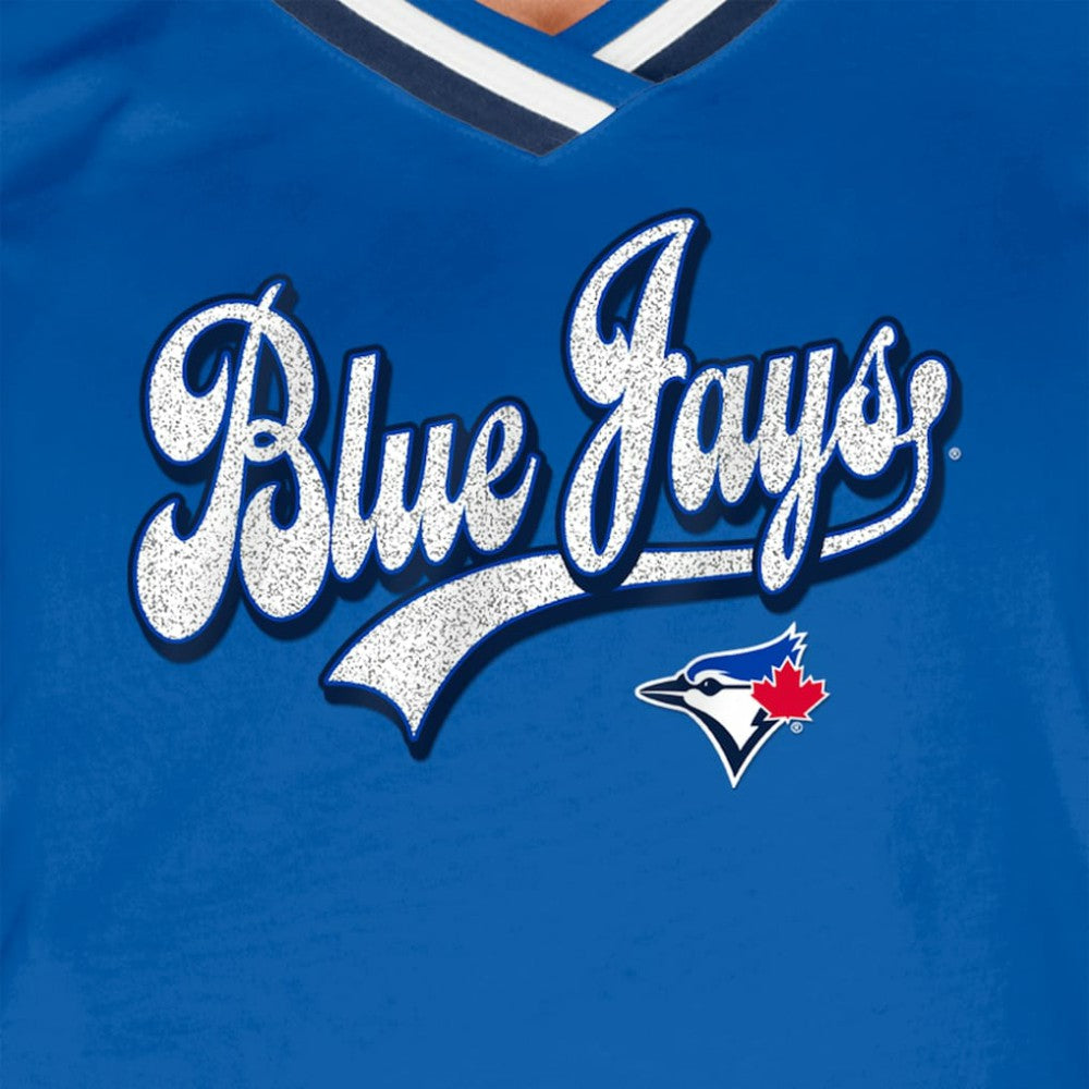 Toronto Blue Jays New Era Women's Gameday Raglan V-Neck T-Shirt - MLB