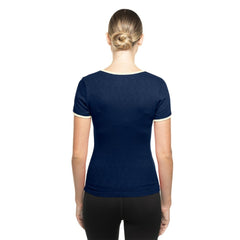 Atlanta Braves New Era Women's Throwback Lace Up T-Shirt - MLB