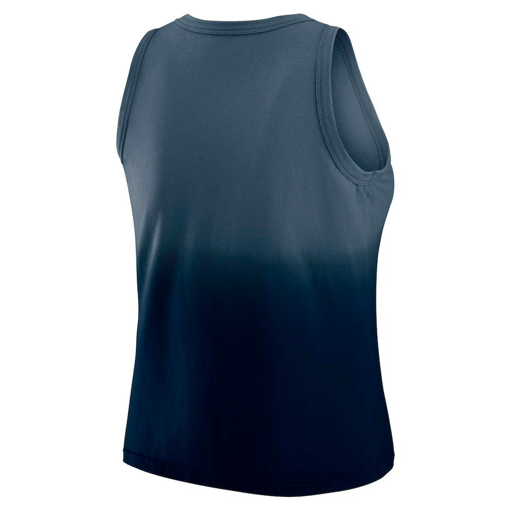 Dallas Cowboys WEAR by Erin Andrews x Gracie Hunt Women's Ombre Tank Top Navy | NFL