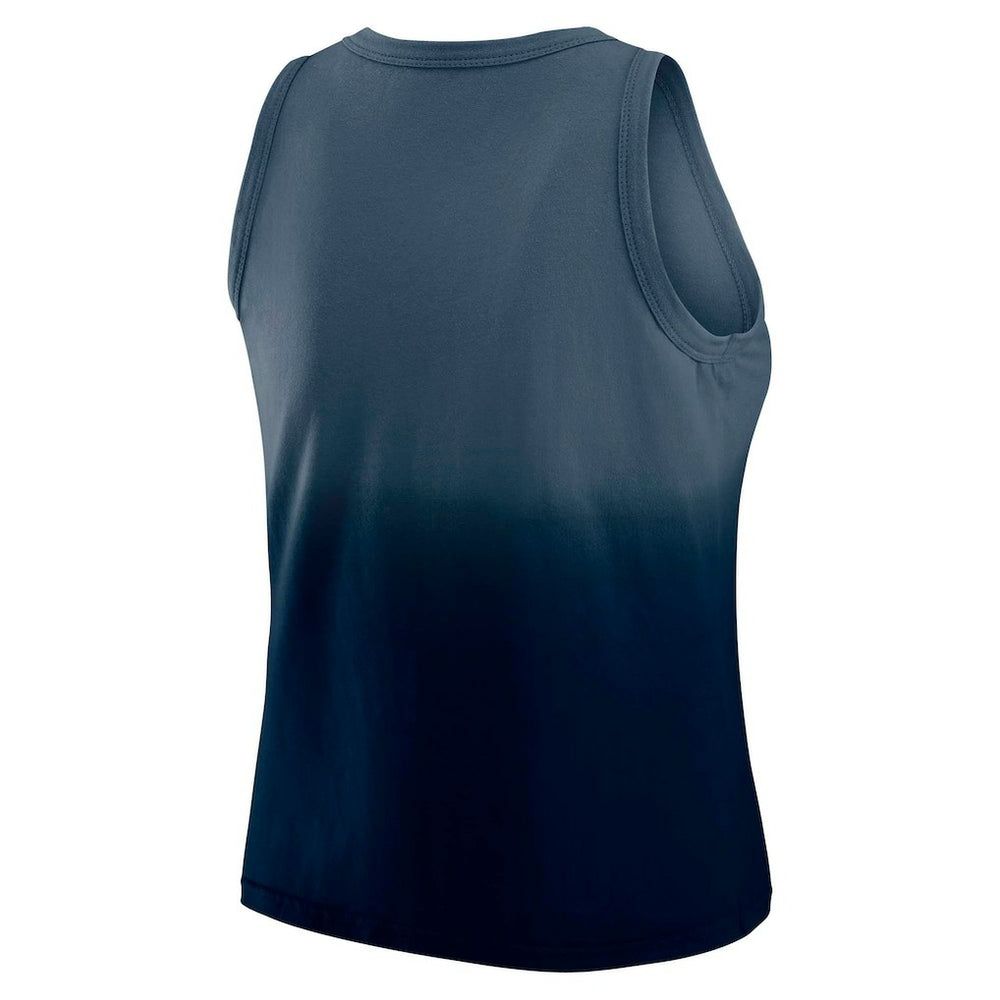Dallas Cowboys WEAR by Erin Andrews x Gracie Hunt Women's Ombre Tank Top Navy | NFL