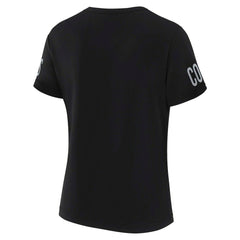 Dallas Cowboys WEAR by Erin Andrews x Gracie Hunt Women's Draft Me Lace-Up T-Shirt Black | NFL