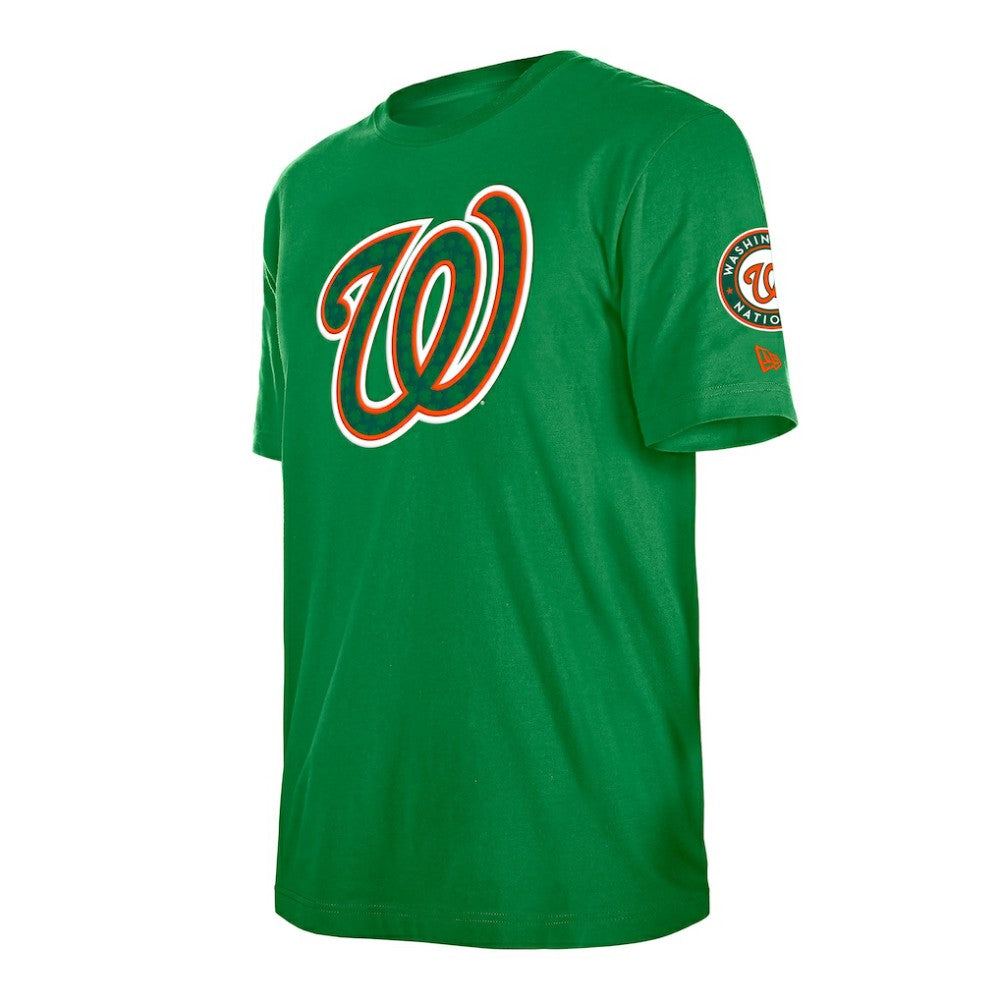 Washington Nationals New Era St. Patrick's Day Shamrock Fill T-Shirt - MLB