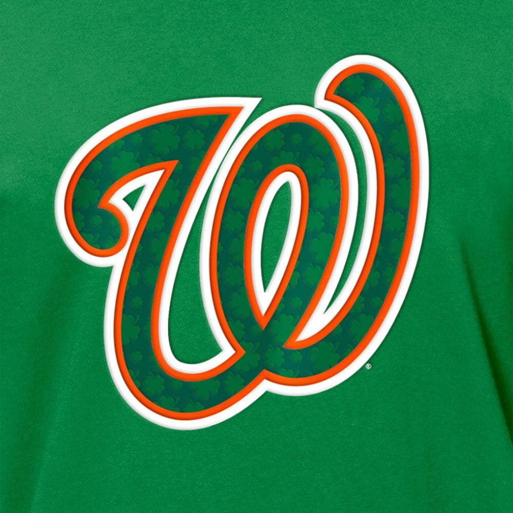 Washington Nationals New Era St. Patrick's Day Shamrock Fill T-Shirt - MLB