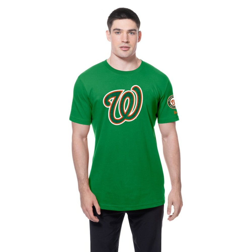 Washington Nationals New Era St. Patrick's Day Shamrock Fill T-Shirt - MLB