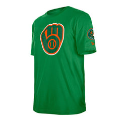 Milwaukee Brewers New Era St. Patrick's Day Shamrock Fill T-Shirt - MLB