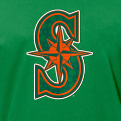 Seattle Mariners New Era St. Patrick's Day Shamrock Fill T-Shirt - MLB