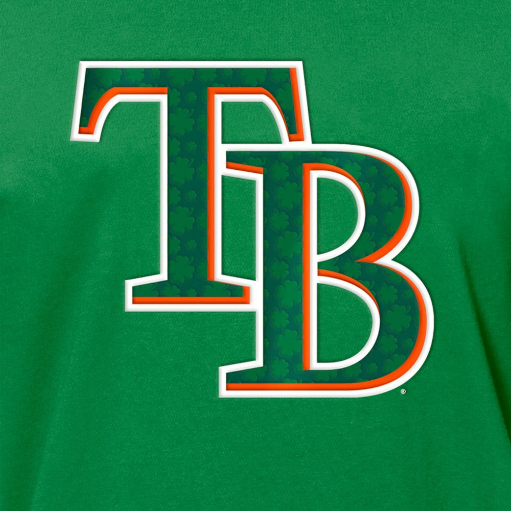Tampa Bay Rays New Era St. Patrick's Day Shamrock Fill T-Shirt - MLB