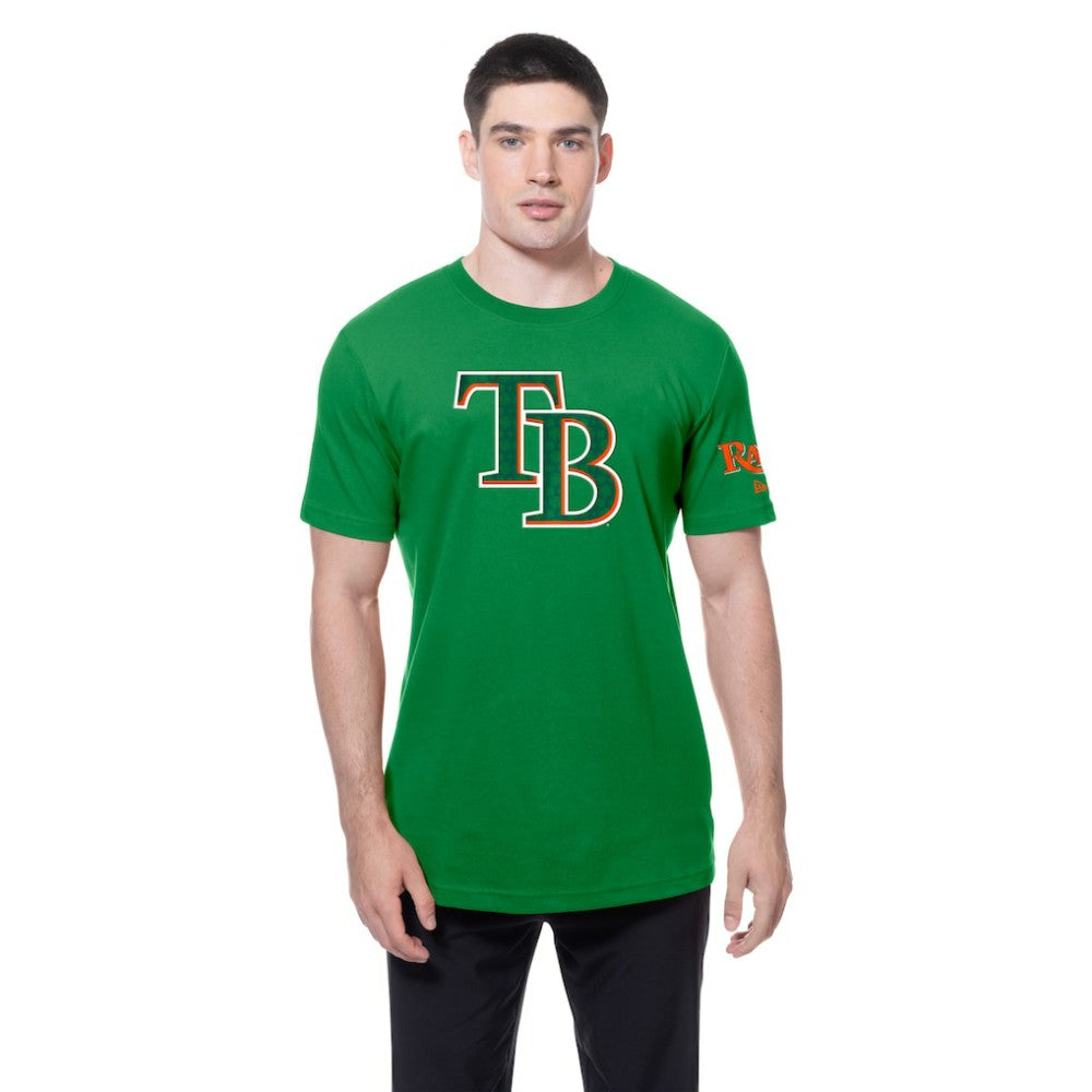 Tampa Bay Rays New Era St. Patrick's Day Shamrock Fill T-Shirt - MLB