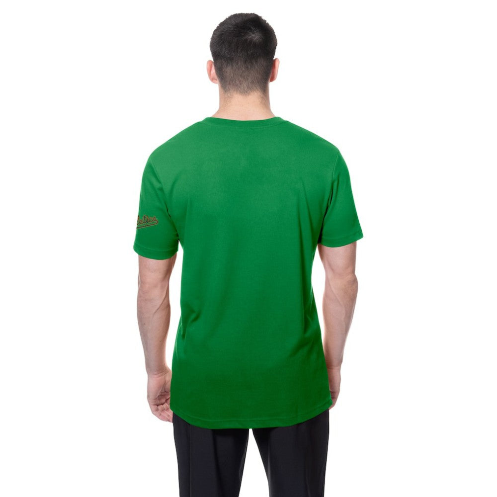 Athletics New Era St. Patrick's Day Shamrock Fill T-Shirt - MLB
