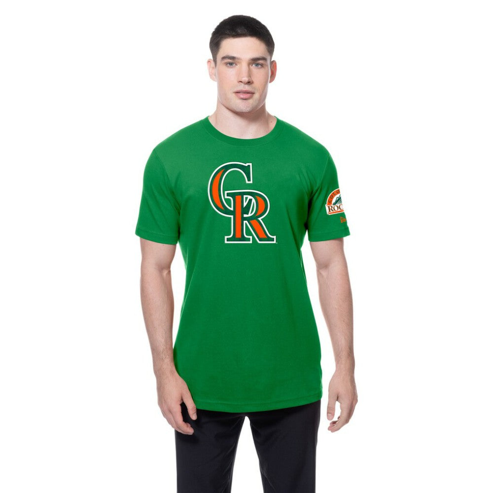 Colorado Rockies New Era St. Patrick's Day Shamrock Fill T-Shirt - MLB