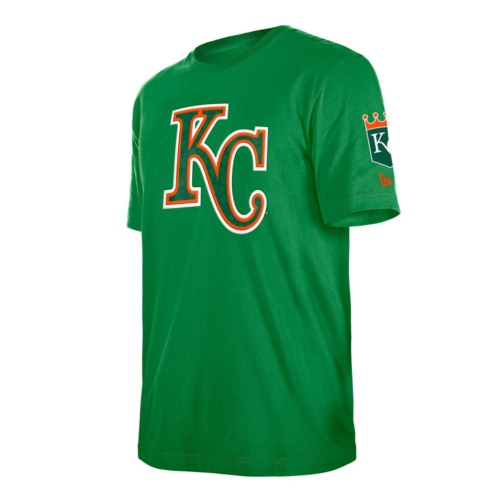 Kansas City Royals New Era St. Patrick's Day Shamrock Fill T-Shirt - MLB