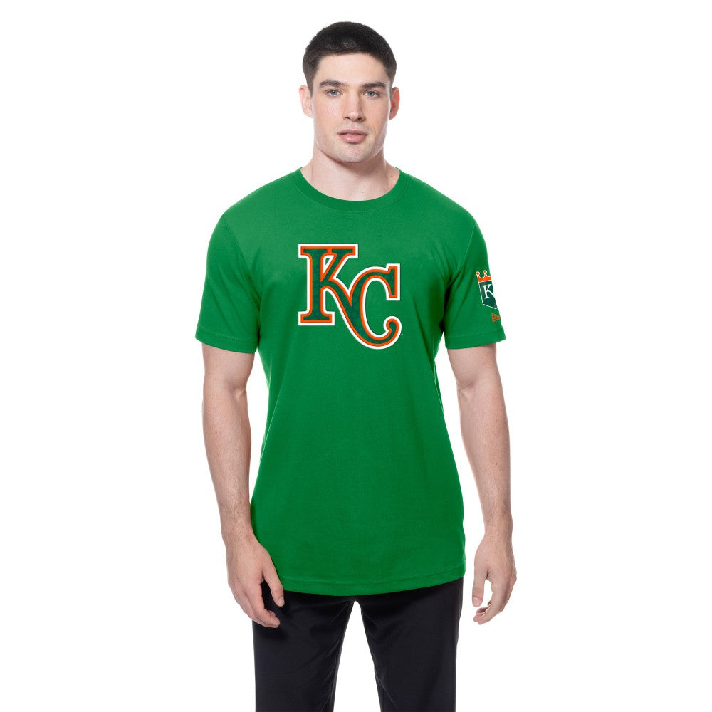 Kansas City Royals New Era St. Patrick's Day Shamrock Fill T-Shirt - MLB