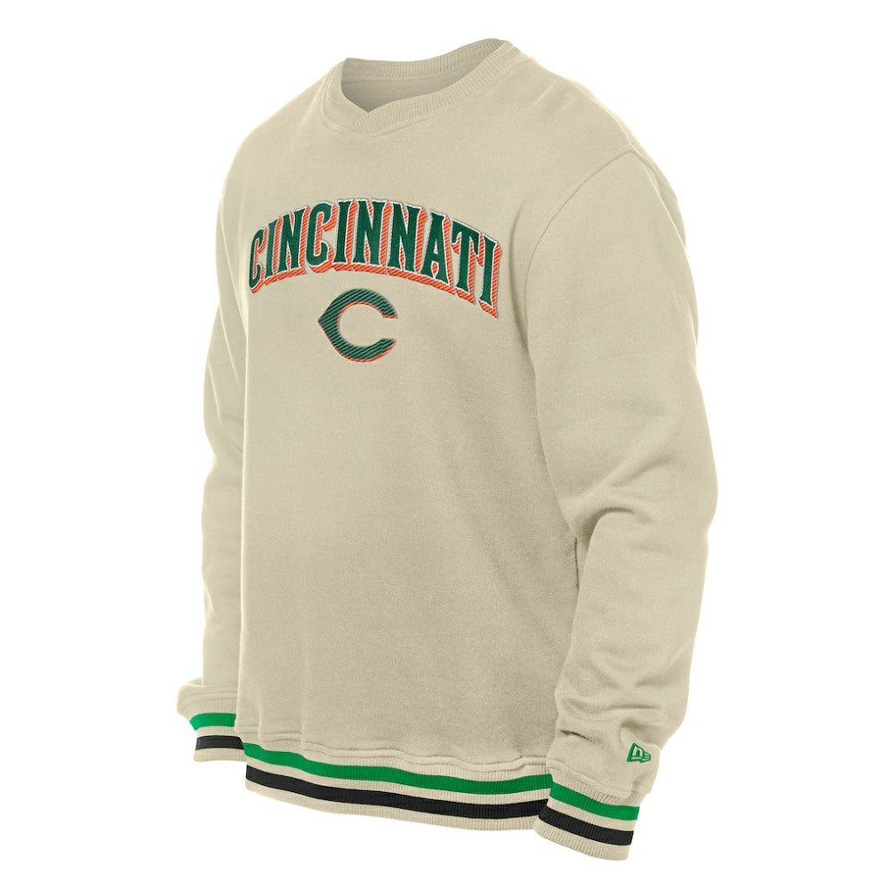 Cincinnati Reds New Era St. Patrick's Day Twill Pullover Sweatshirt - MLB
