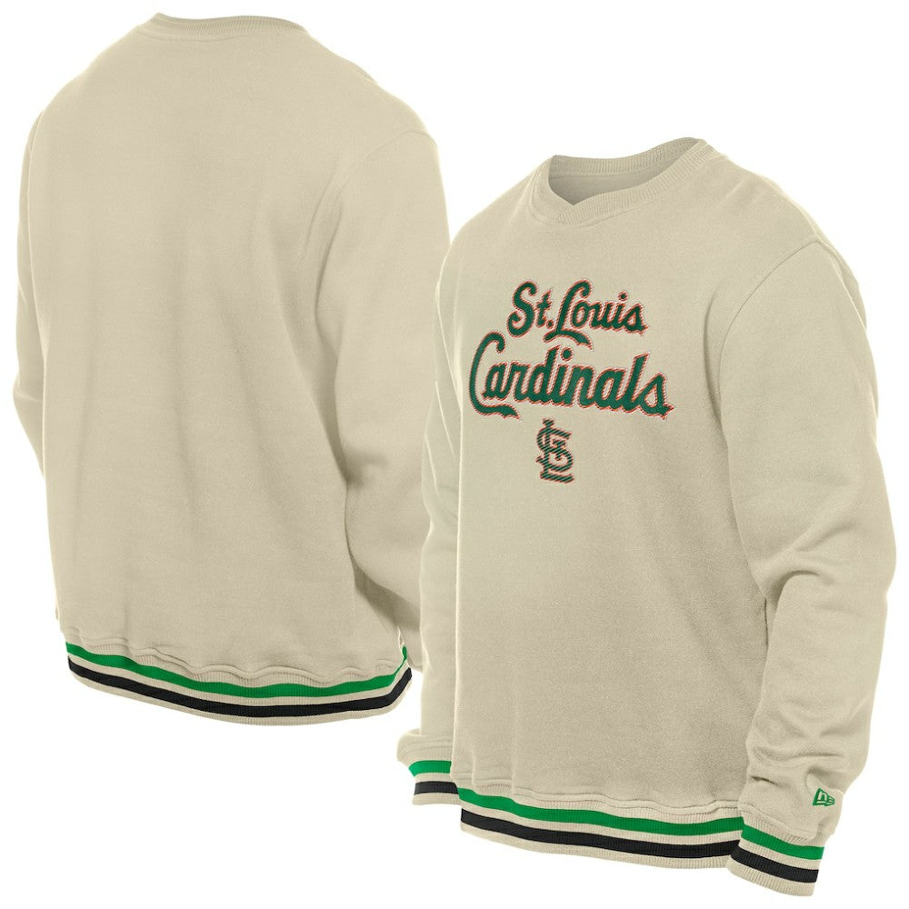 St. Louis Cardinals New Era St. Patrick's Day Twill Pullover Sweatshirt - MLB