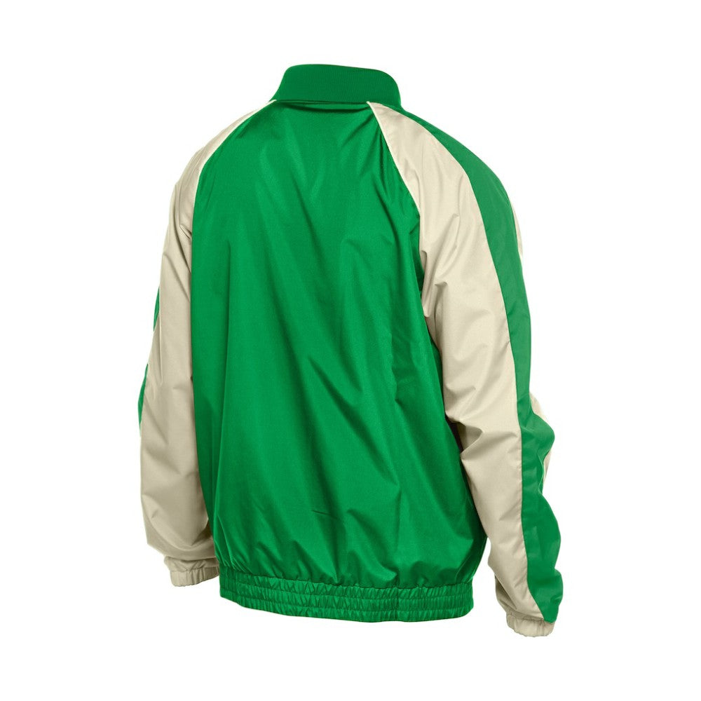 New York Yankees New Era St. Patrick's Day Ripstop Raglan Quarter-Zip Windbreaker - MLB