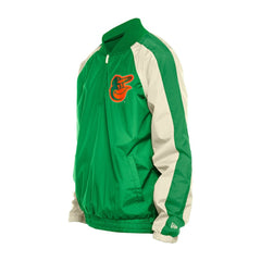 Baltimore Orioles New Era St. Patrick's Day Ripstop Raglan Quarter-Zip Windbreaker - MLB