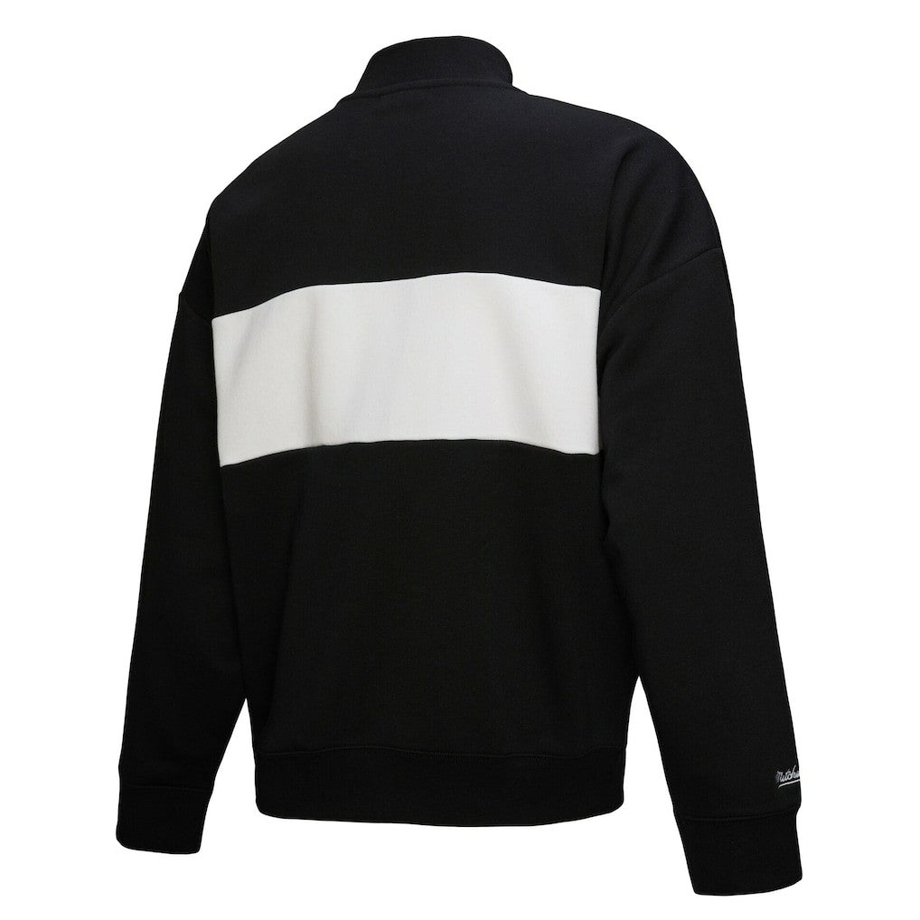 Kansas City Chiefs Women's Quarter-Zip Jacket Black | Mitchell & Ness