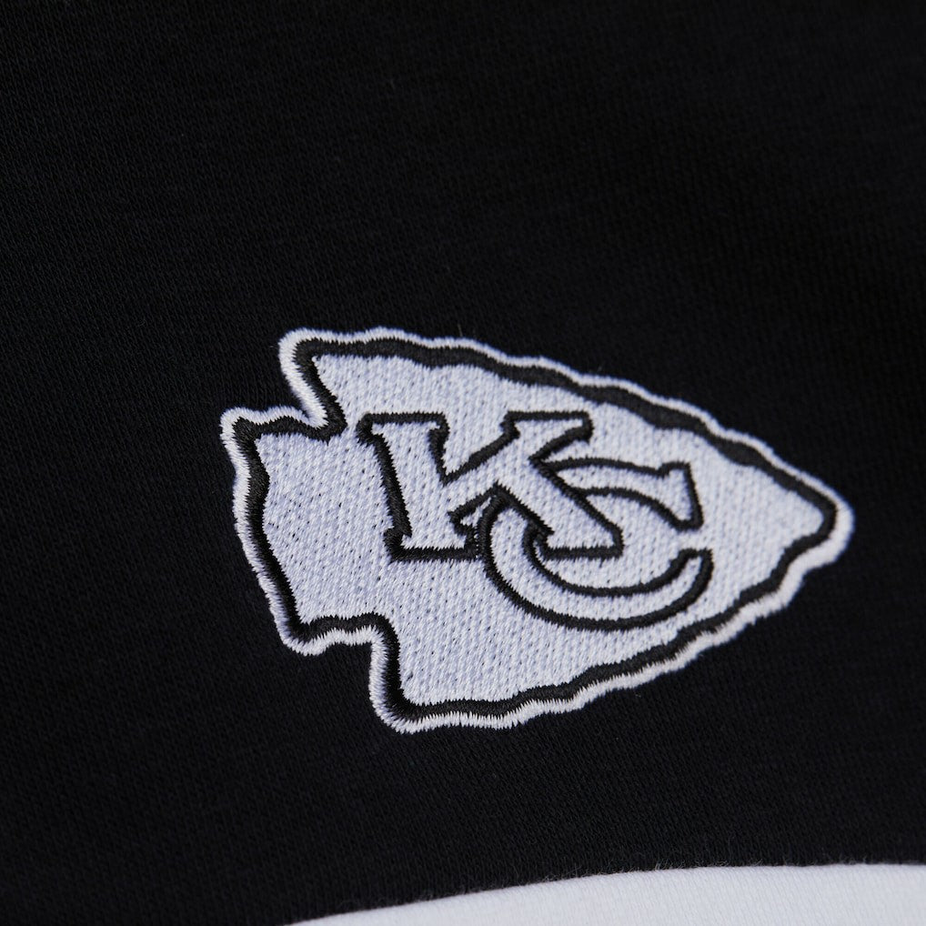 Kansas City Chiefs Women's Quarter-Zip Jacket Black | Mitchell & Ness