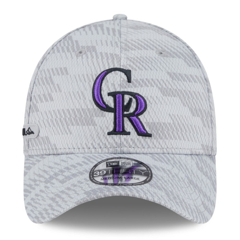 Colorado Rockies New Era 2025 MLB Clubhouse 39THIRTY Flex Hat - MLB