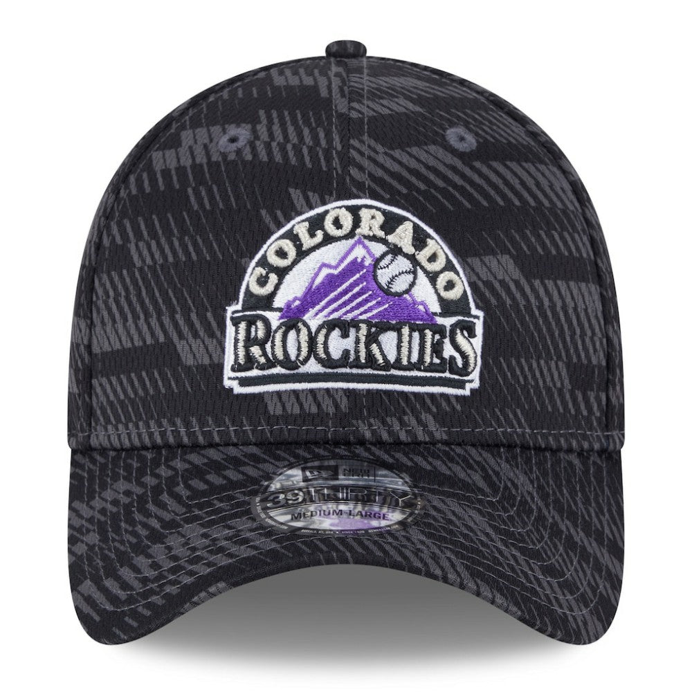 Colorado Rockies New Era 2025 MLB Clubhouse 39THIRTY Flex Hat - MLB