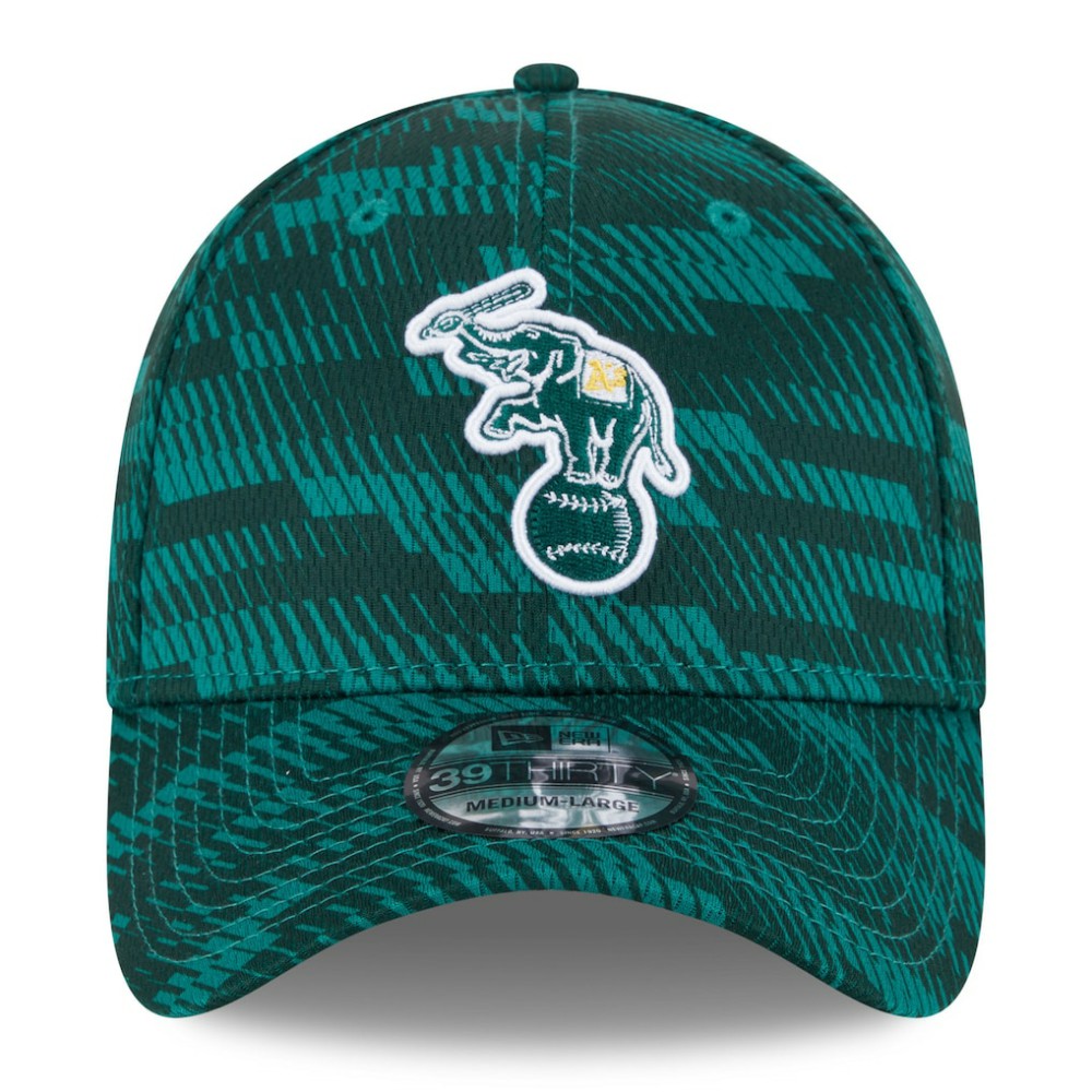 Athletics New Era 2025 MLB Clubhouse 39THIRTY Flex Hat - MLB