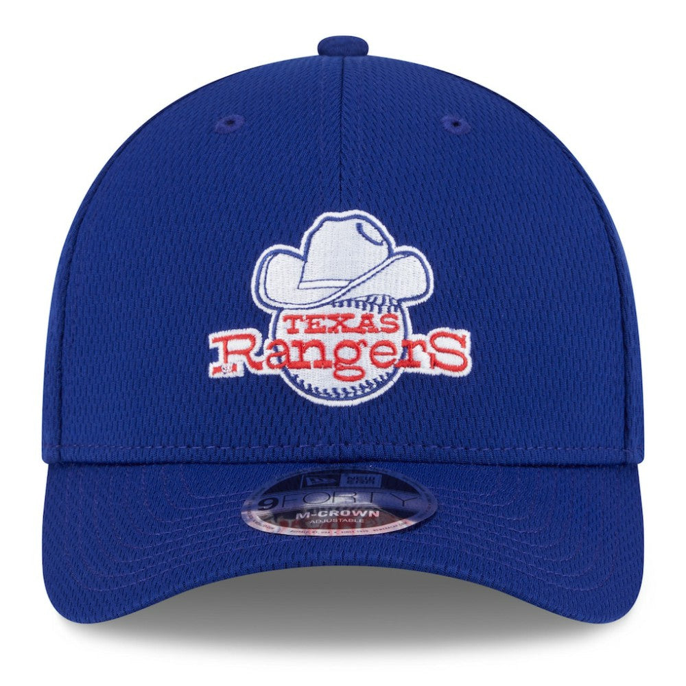 Texas Rangers New Era 2025 MLB Clubhouse 9FORTY M-Crown Adjustable Hat - MLB