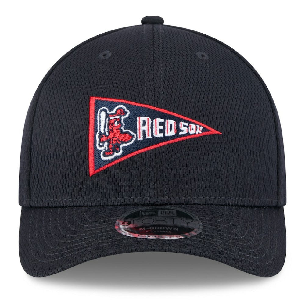 Boston Red Sox New Era 2025 MLB Clubhouse 9FORTY M-Crown Adjustable Hat - MLB