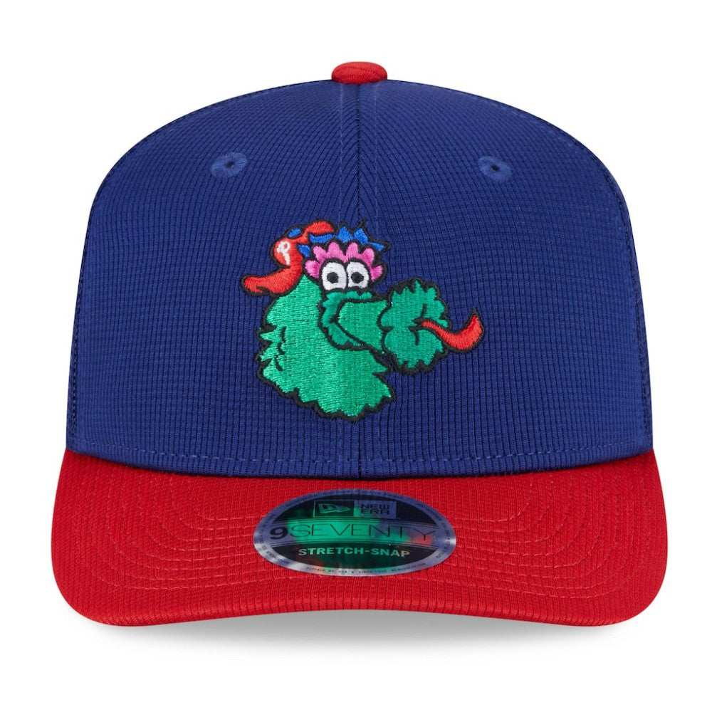 Philadelphia Phillies New Era 2025 Batting Practice 9SEVENTY Stretch-Snap Trucker Hat - MLB