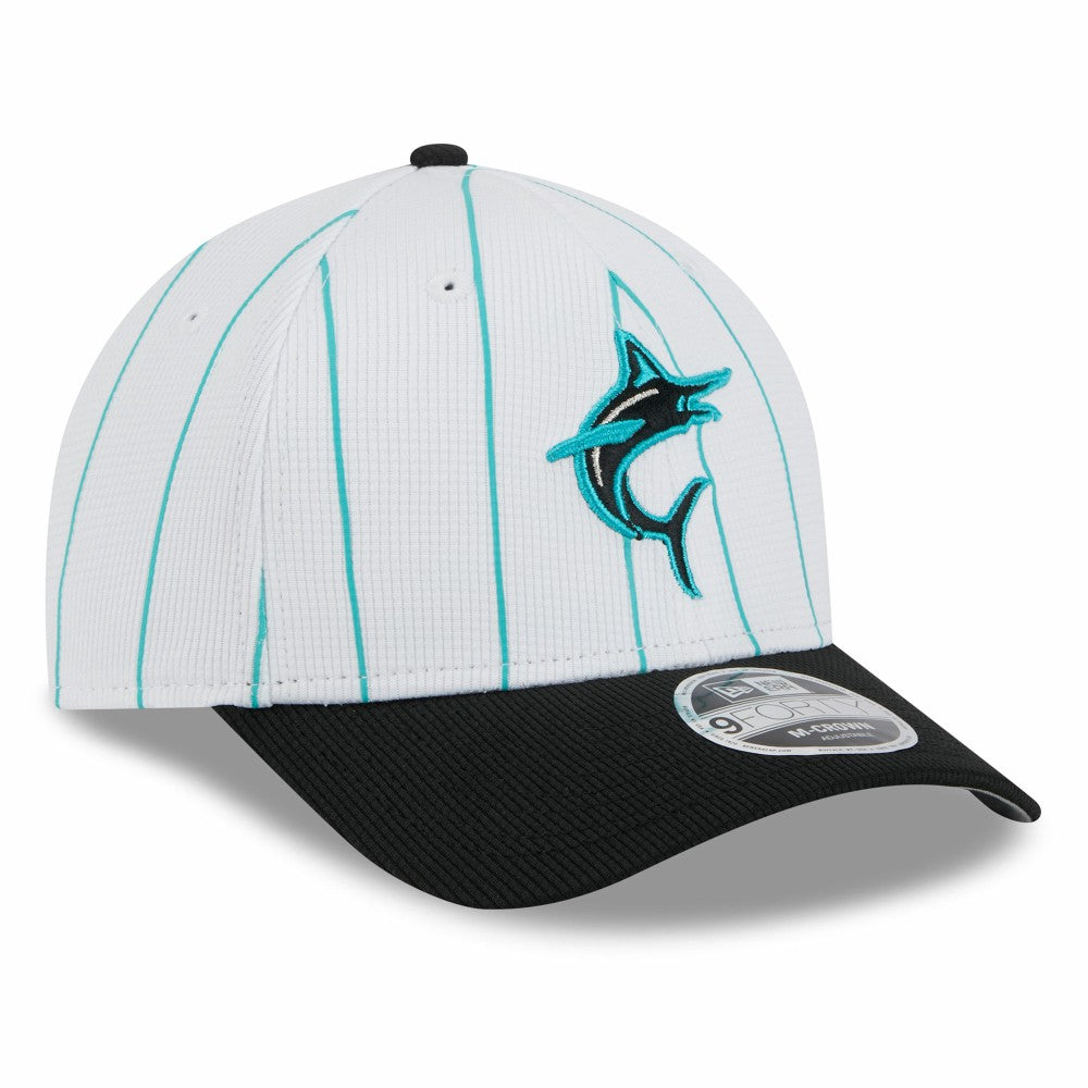 Miami Marlins New Era 2025 Batting Practice 9FORTY M-Crown Adjustable Hat - MLB