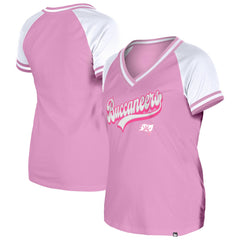 Tampa Bay Buccaneers New Era Women's Mommy & Me V-Neck T-Shirt Pink | NFL