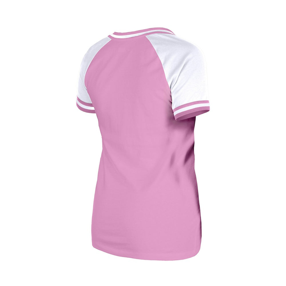 Detroit Lions New Era Women's Mommy & Me V-Neck T-Shirt Pink | NFL