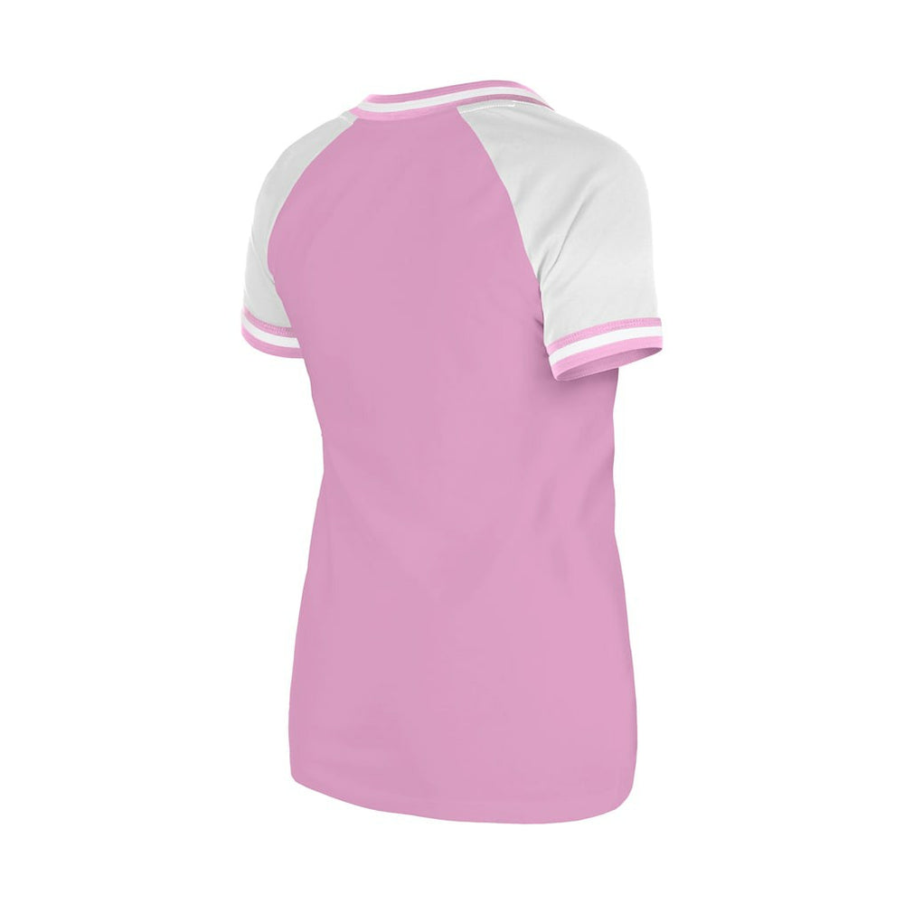 Pittsburgh Steelers New Era Women's Mommy & Me V-Neck T-Shirt Pink | NFL