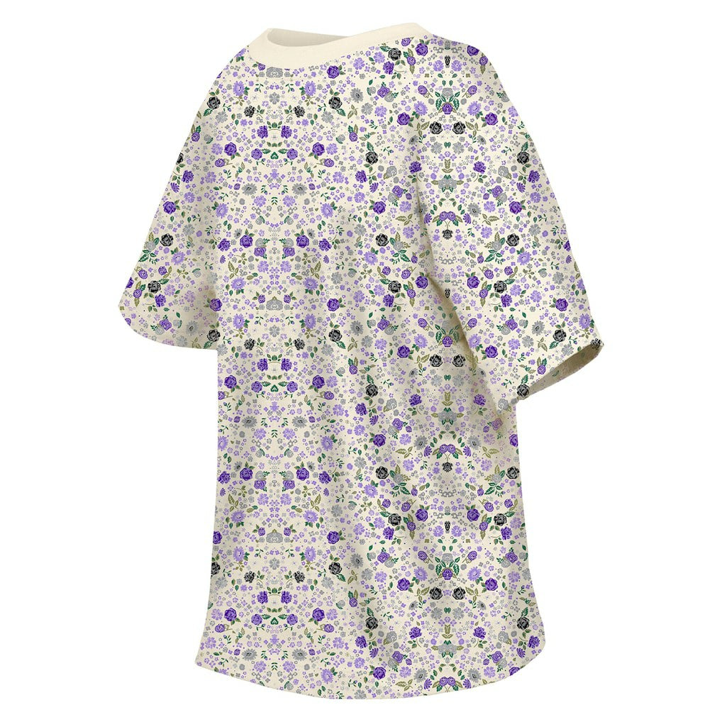 Baltimore Ravens New Era Women's Glam Game Floral Scoop Neck T-Shirt Cream | NFL
