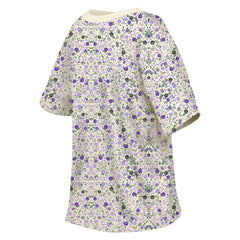 Baltimore Ravens New Era Women's Glam Game Floral Scoop Neck T-Shirt Cream | NFL