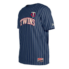 Minnesota Twins New Era Throwback Pinstripe T-Shirt - MLB
