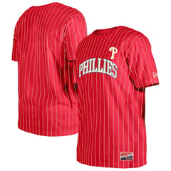 Philadelphia Phillies New Era Throwback Pinstripe T-Shirt - MLB