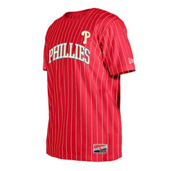 Philadelphia Phillies New Era Throwback Pinstripe T-Shirt - MLB