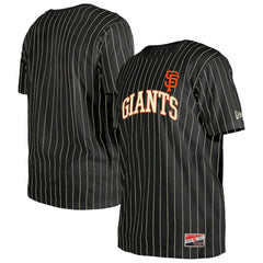 San Francisco Giants New Era Throwback Pinstripe T-Shirt - MLB