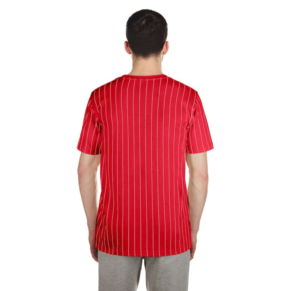 St. Louis Cardinals New Era Throwback Pinstripe T-Shirt - MLB