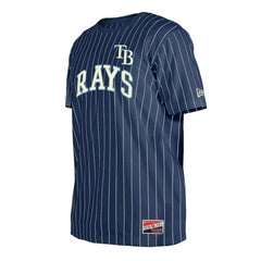 Tampa Bay Rays New Era Throwback Pinstripe T-Shirt - MLB